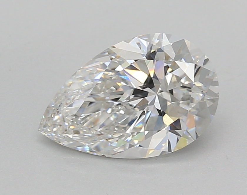 1.50 Carat Pear Shaped, Excellent Cut, E Color, VVS2 Clarity, IGI Certified Lab Grown Diamond