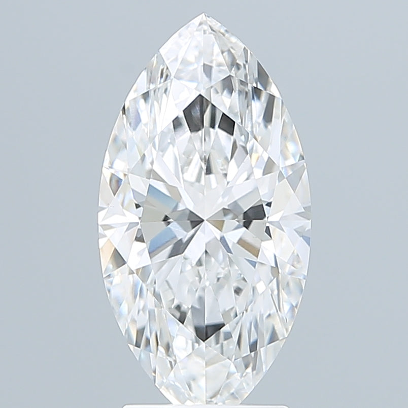 3.04 Carat Marquise Shaped, Ideal Cut, E Color, VVS2 Clarity, IGI Certified Lab Grown Diamond