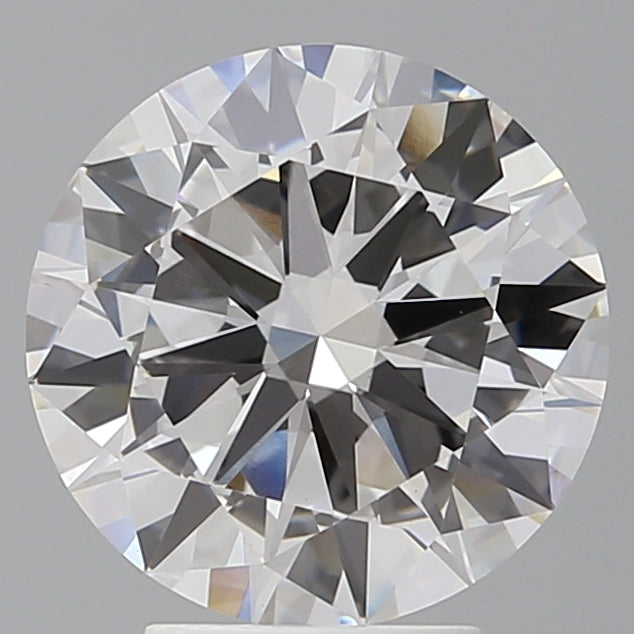 3.93 Carat Round Shaped, Excellent Cut, E Color, VVS2 Clarity, IGI Certified Lab Grown Diamond