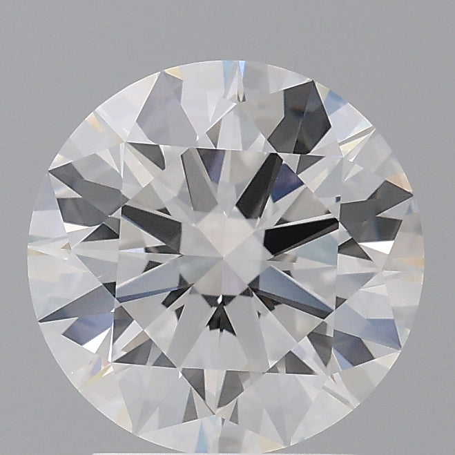 2.52 Carat Round Shaped, Ideal Cut, F Color, VVS2 Clarity, IGI Certified Lab Grown Diamond