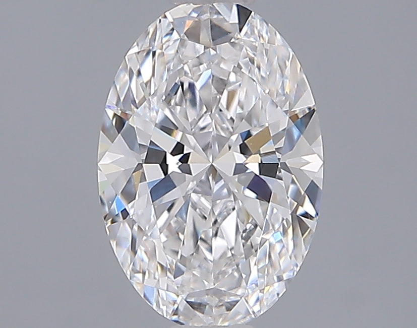 1.54 Carat Oval Shaped, Ideal Cut, D Color, VVS2 Clarity, IGI Certified Lab Grown Diamond