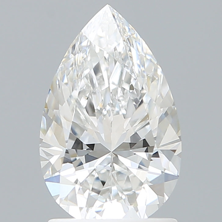 1.60 Carat Pear Shaped, Excellent Cut, D Color, VVS2 Clarity, IGI Certified Lab Grown Diamond