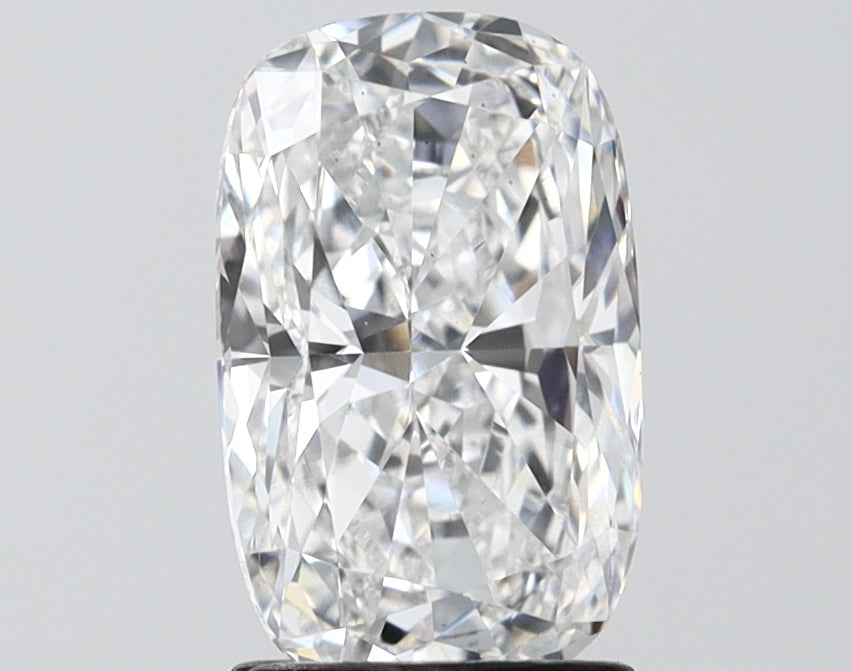 2.12 Carat Cushion Shaped, Ideal Cut, D Color, VS2 Clarity, IGI Certified Lab Grown Diamond