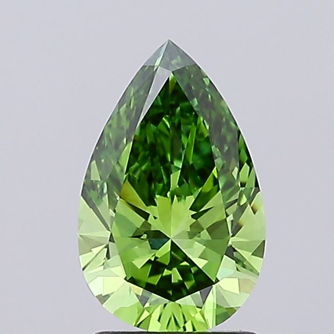 1.50 Carat Pear Shaped, Ideal Cut, VVS2 Clarity, IGI Certified Lab Grown Diamond