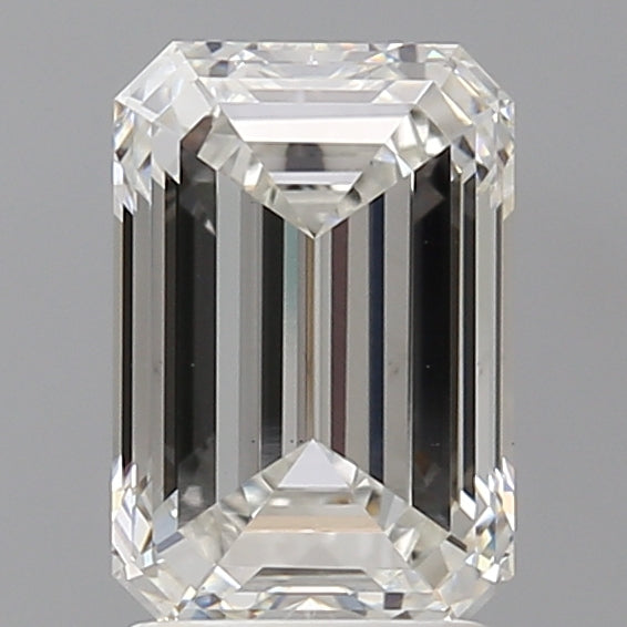 2.53 Carat Emerald Shaped, Ideal Cut, F Color, VS1 Clarity, IGI Certified Lab Grown Diamond
