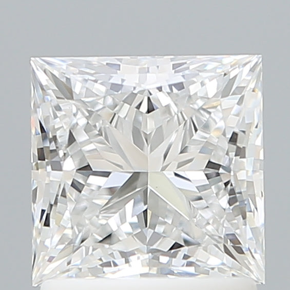 1.58 Carat Princess Shaped, Ideal Cut, D Color, VS1 Clarity, IGI Certified Lab Grown Diamond