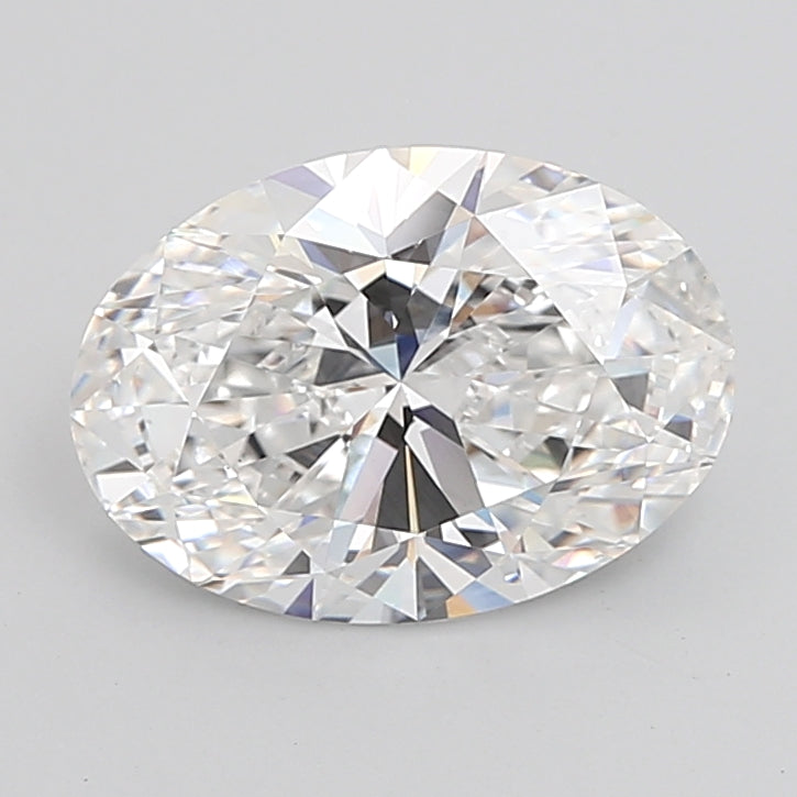 5.04 Carat Oval Shaped, Ideal Cut, E Color, VVS2 Clarity, IGI Certified Lab Grown Diamond