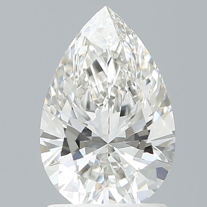 1.60 Carat Pear Shaped, Ideal Cut, F Color, VVS2 Clarity, IGI Certified Lab Grown Diamond