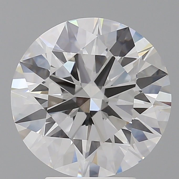 4.05 Carat Round Shaped, Ideal Cut, E Color, VVS2 Clarity, IGI Certified Lab Grown Diamond