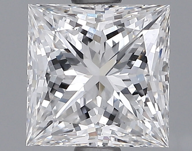 1.54 Carat Princess Shaped, Ideal Cut, E Color, VS1 Clarity, IGI Certified Lab Grown Diamond