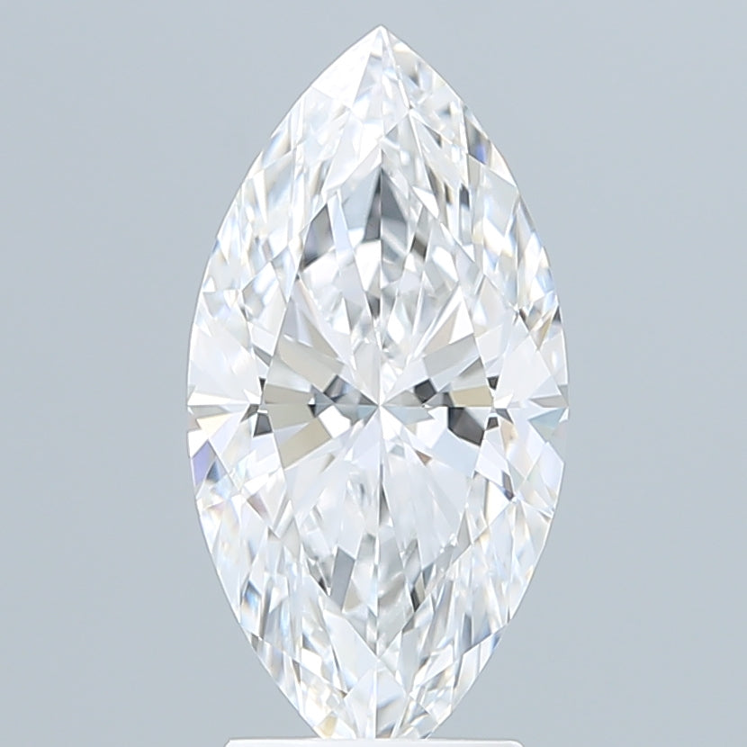 3.10 Carat Marquise Shaped, Ideal Cut, E Color, VVS2 Clarity, IGI Certified Lab Grown Diamond