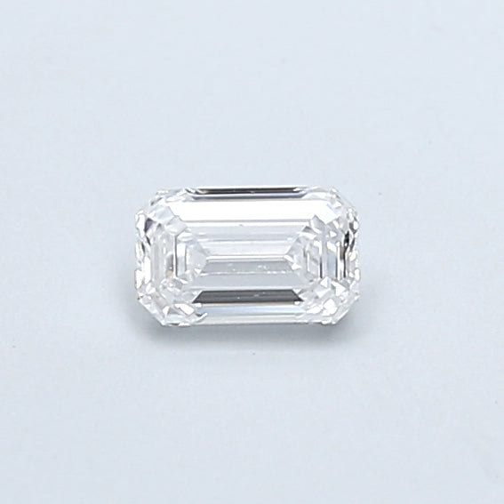 0.39 Carat Emerald Shaped, Very Good Cut, D Color, VVS1 Clarity, IGI Certified Lab Grown Diamond