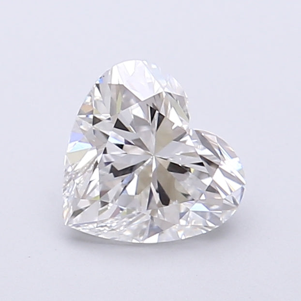 1.06 Carat Heart Shaped, Very Good Cut, D Color, VS1 Clarity, IGI Certified Lab Grown Diamond
