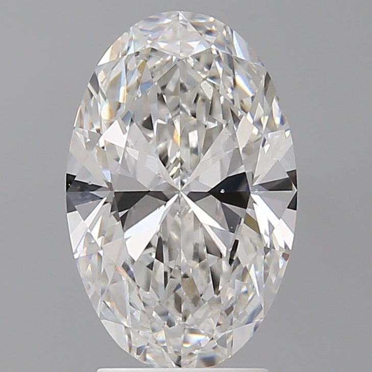 3.02 Carat Oval Shaped, Ideal Cut, E Color, VS2 Clarity, IGI Certified Lab Grown Diamond