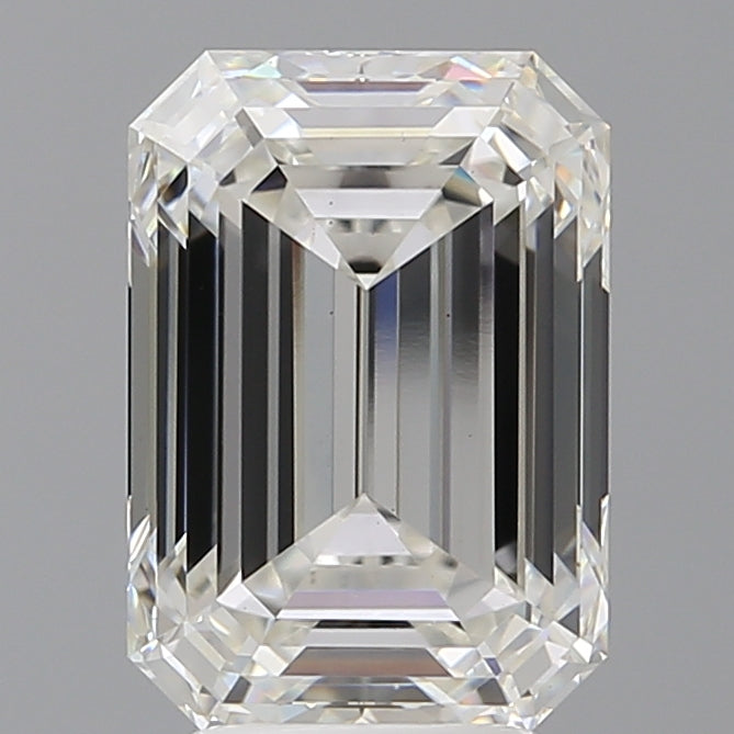 4.55 Carat Emerald Shaped, Ideal Cut, F Color, VS1 Clarity, IGI Certified Lab Grown Diamond