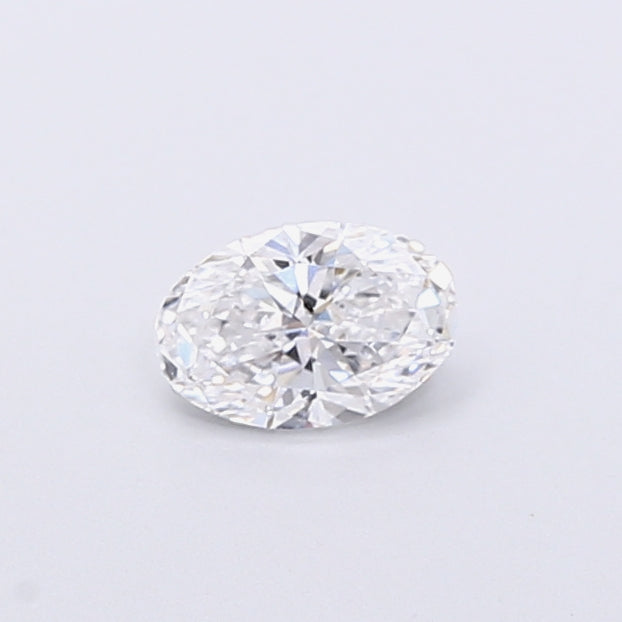 0.41 Carat Oval Shaped, Very Good Cut, D Color, VVS1 Clarity, IGI Certified Lab Grown Diamond