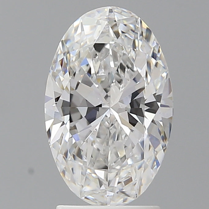 2.56 Carat Oval Shaped, Ideal Cut, E Color, VVS2 Clarity, IGI Certified Lab Grown Diamond