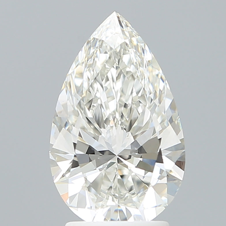 2.60 Carat Pear Shaped, Ideal Cut, G Color, VVS2 Clarity, IGI Certified Lab Grown Diamond