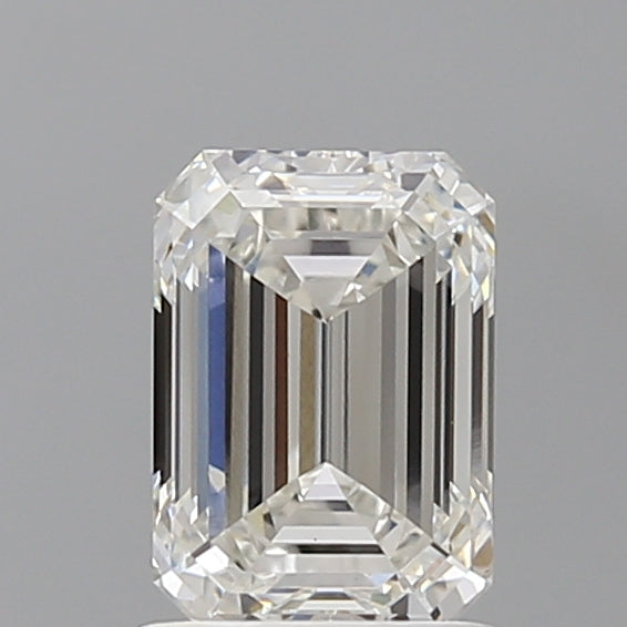 1.56 Carat Emerald Shaped, Ideal Cut, F Color, VVS2 Clarity, IGI Certified Lab Grown Diamond