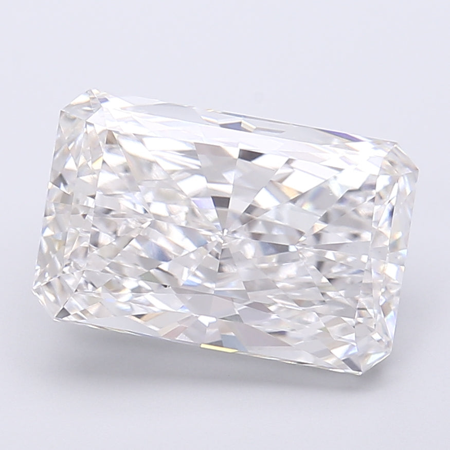 5.00 Carat Radiant Shaped, Very Good Cut, E Color, VS1 Clarity, IGI Certified Lab Grown Diamond