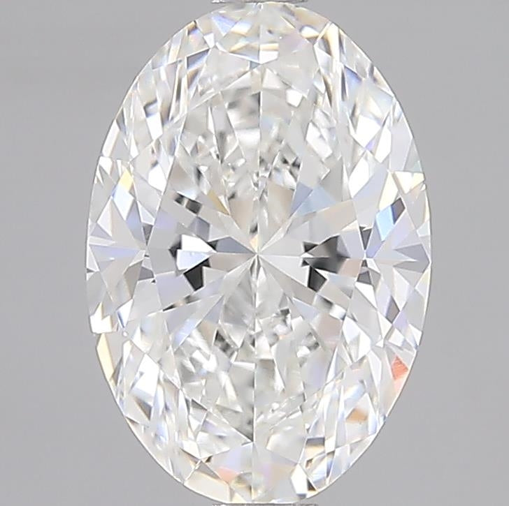 2.09 Carat Oval Shaped, Excellent Cut, F Color, VVS2 Clarity, IGI Certified Lab Grown Diamond