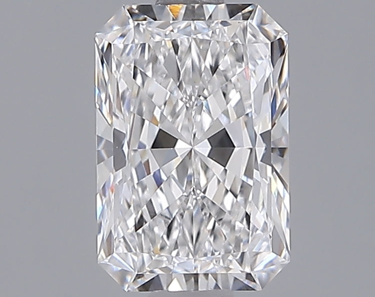 1.46 Carat Radiant Shaped, Ideal Cut, D Color, VVS2 Clarity, IGI Certified Lab Grown Diamond