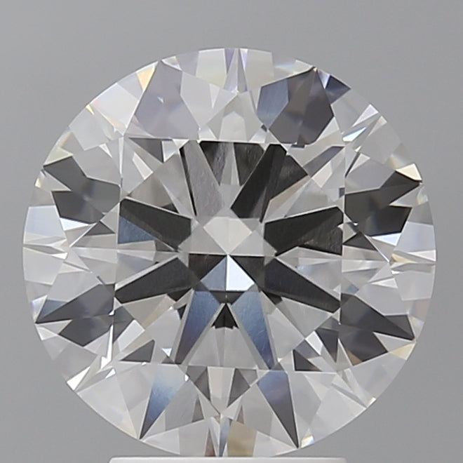 4.07 Carat Round Shaped, Ideal Cut, F Color, VVS2 Clarity, IGI Certified Lab Grown Diamond