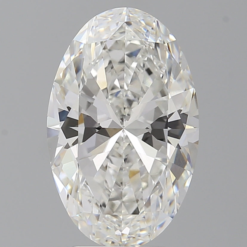 4.60 Carat Oval Shaped, Ideal Cut, F Color, VVS2 Clarity, IGI Certified Lab Grown Diamond