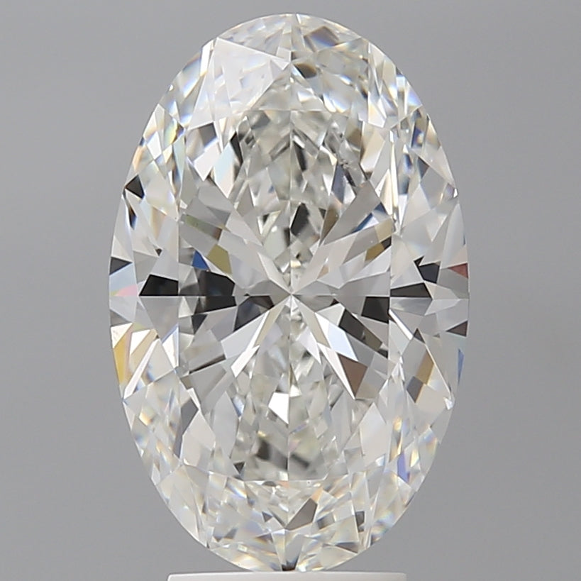 4.59 Carat Oval Shaped, Ideal Cut, F Color, VVS2 Clarity, IGI Certified Lab Grown Diamond