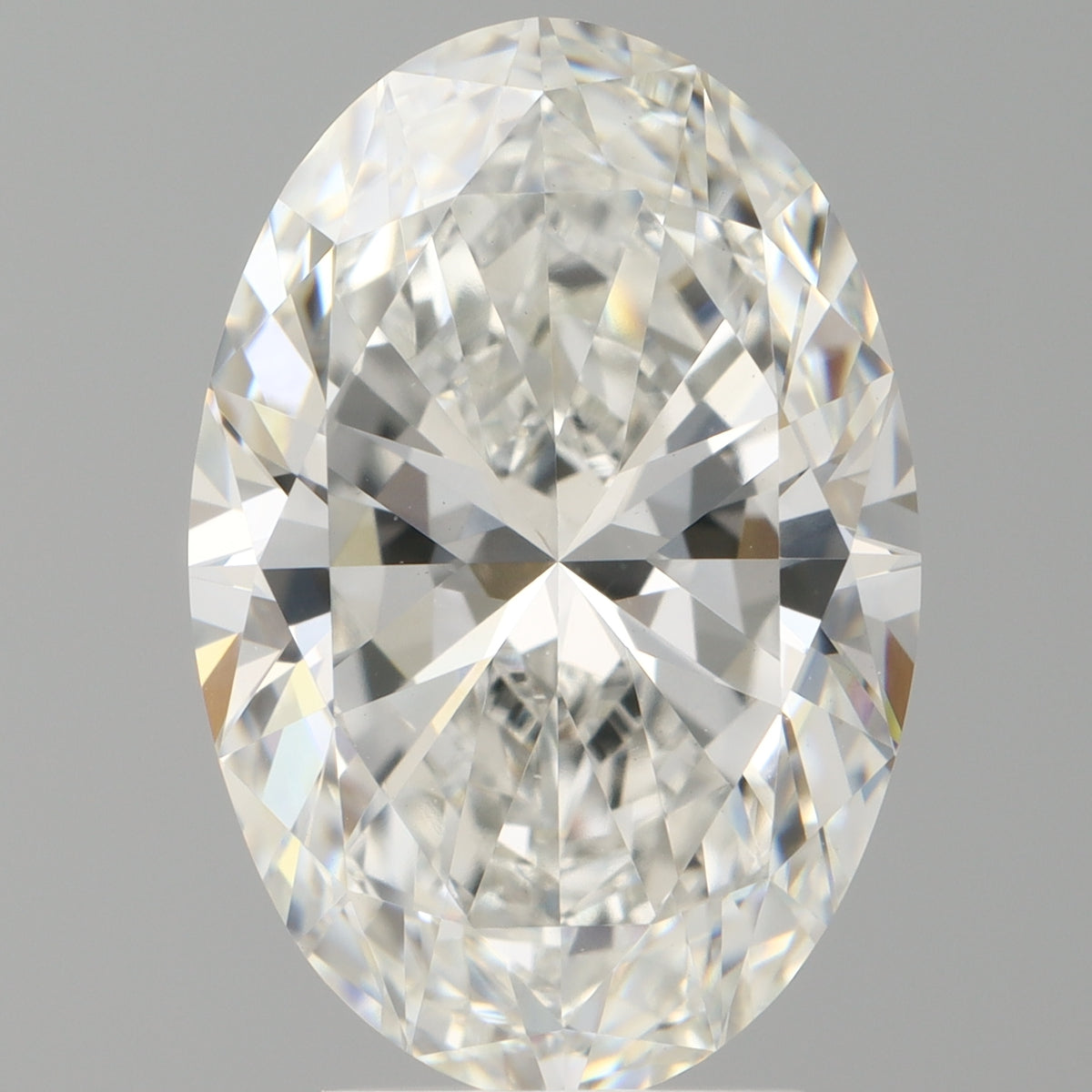 4.08 Carat Oval Shaped, Ideal Cut, F Color, VVS2 Clarity, IGI Certified Lab Grown Diamond
