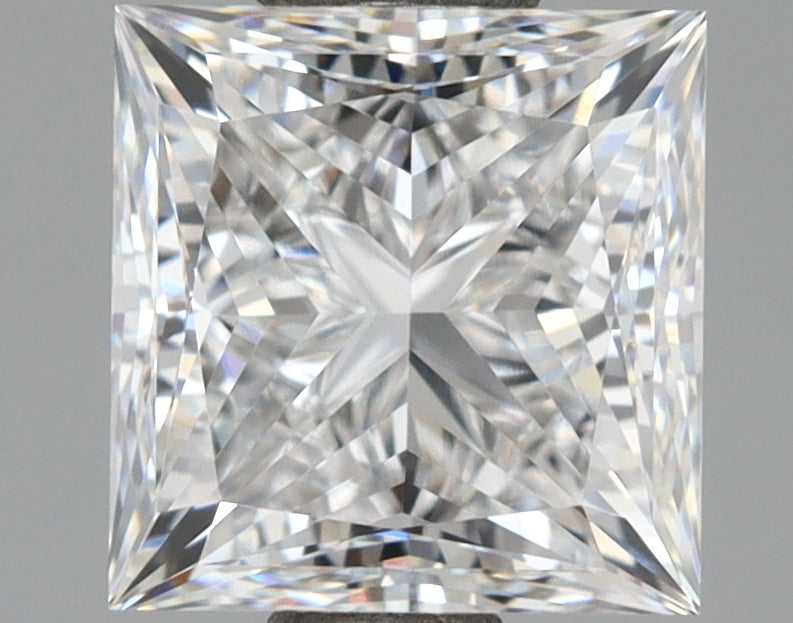 1.69 Carat Princess Shaped, Ideal Cut, D Color, VVS2 Clarity, IGI Certified Lab Grown Diamond