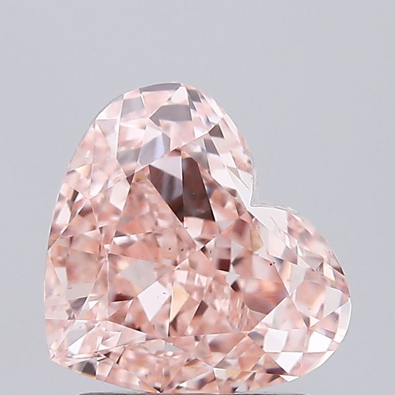 1.66 Carat Heart Shaped, Very Good Cut, VS2 Clarity, IGI Certified Lab Grown Diamond