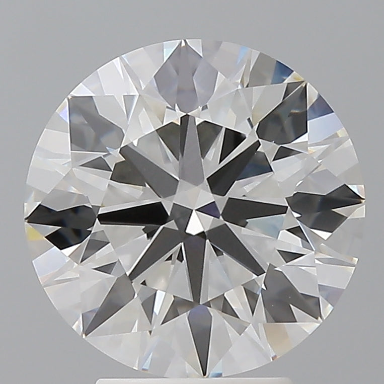 4.05 Carat Round Shaped, Ideal Cut, E Color, VVS2 Clarity, IGI Certified Lab Grown Diamond