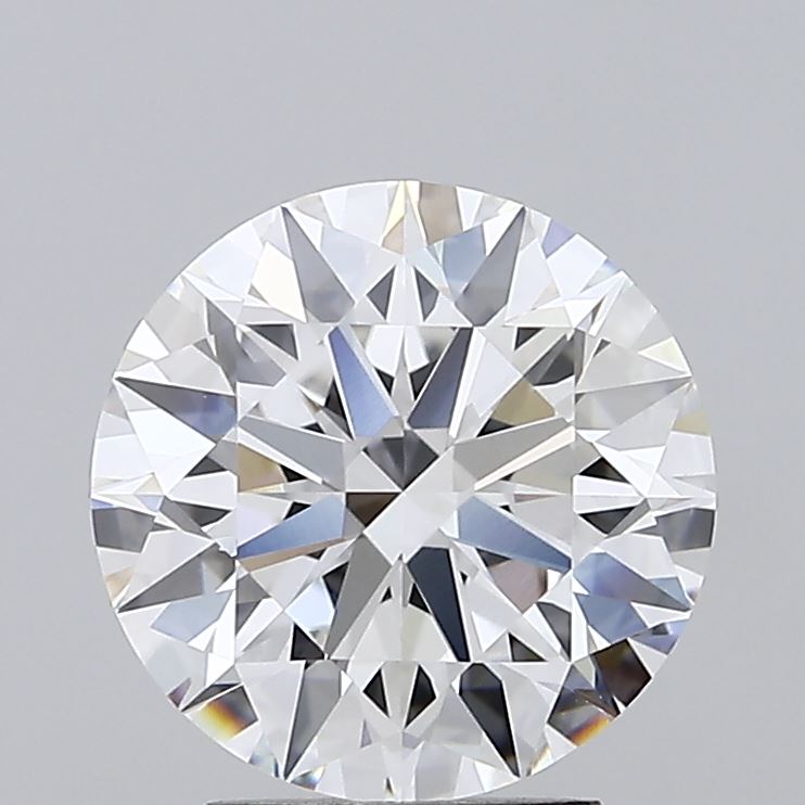 3.27 Carat Round Shaped, Ideal Cut, E Color, VVS2 Clarity, IGI Certified Lab Grown Diamond