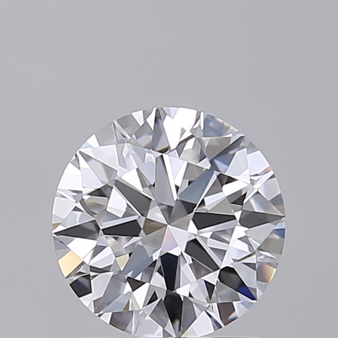 1.52 Carat Round Shaped, Ideal Cut, D Color, VVS2 Clarity, IGI Certified Lab Grown Diamond