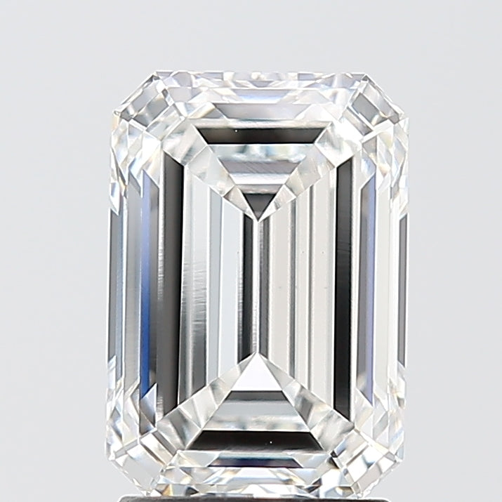 2.59 Carat Emerald Shaped, Ideal Cut, E Color, VS1 Clarity, IGI Certified Lab Grown Diamond