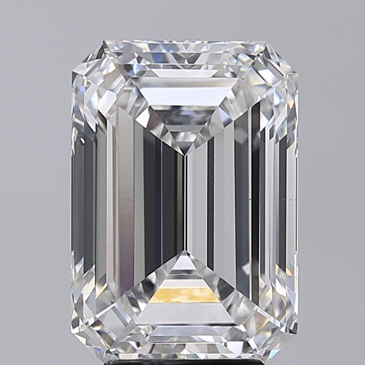 5.00 Carat Emerald Shaped, Very Good Cut, F Color, VS1 Clarity, IGI Certified Lab Grown Diamond