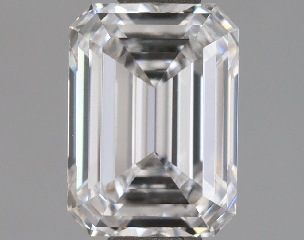 1.51 Carat Emerald Shaped, Ideal Cut, D Color, IF Clarity, IGI Certified Lab Grown Diamond