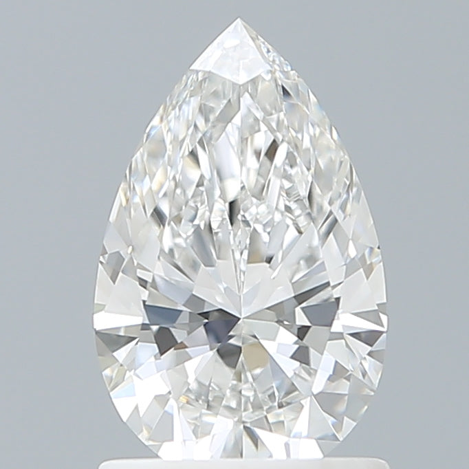 1.18 Carat Pear Shaped, Very Good Cut, E Color, VVS2 Clarity, IGI Certified Lab Grown Diamond