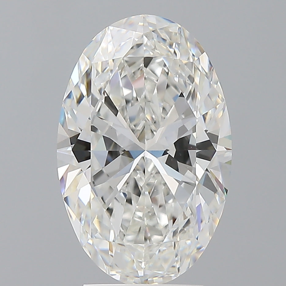 4.09 Carat Oval Shaped, Ideal Cut, E Color, VVS2 Clarity, IGI Certified Lab Grown Diamond