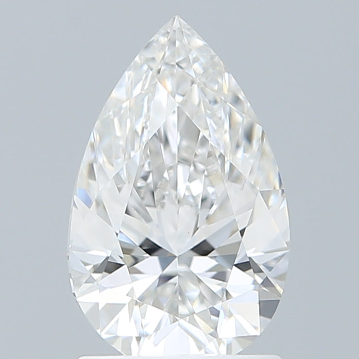 1.54 Carat Pear Shaped, Excellent Cut, E Color, VVS1 Clarity, IGI Certified Lab Grown Diamond
