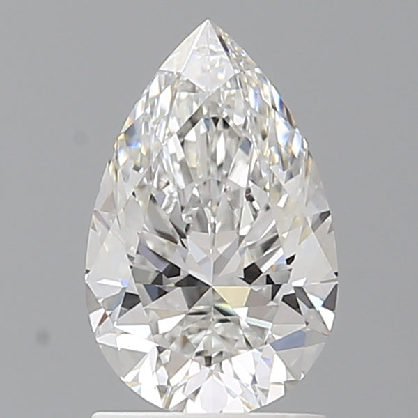 1.57 Carat Pear Shaped, Excellent Cut, E Color, VVS2 Clarity, IGI Certified Lab Grown Diamond