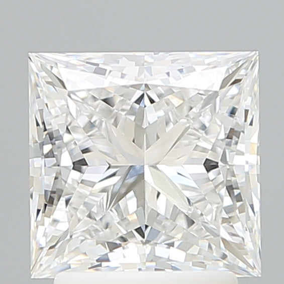 2.45 Carat Princess Shaped, Ideal Cut, D Color, VVS2 Clarity, IGI Certified Lab Grown Diamond