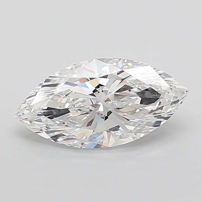 5.08 Carat Marquise Shaped, Ideal Cut, E Color, VVS2 Clarity, IGI Certified Lab Grown Diamond