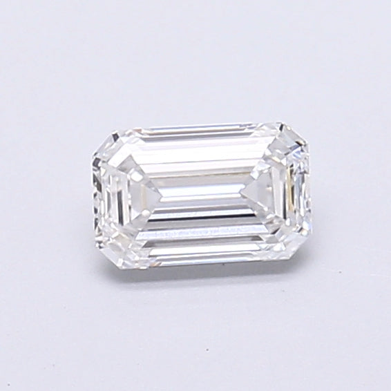 0.41 Carat Emerald Shaped, Very Good Cut, E Color, VVS1 Clarity, IGI Certified Lab Grown Diamond