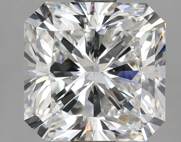 2.94 Carat Radiant Shaped, Ideal Cut, E Color, VS2 Clarity, IGI Certified Lab Grown Diamond