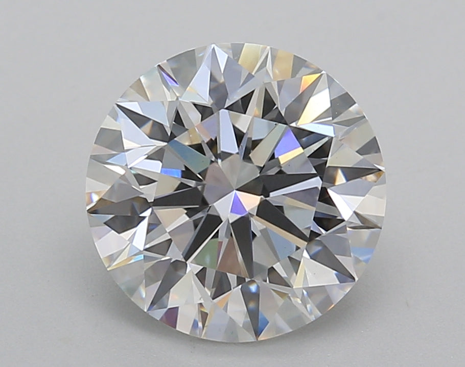3.02 Carat Round Shaped, Ideal Cut, E Color, VS1 Clarity, IGI Certified Lab Grown Diamond