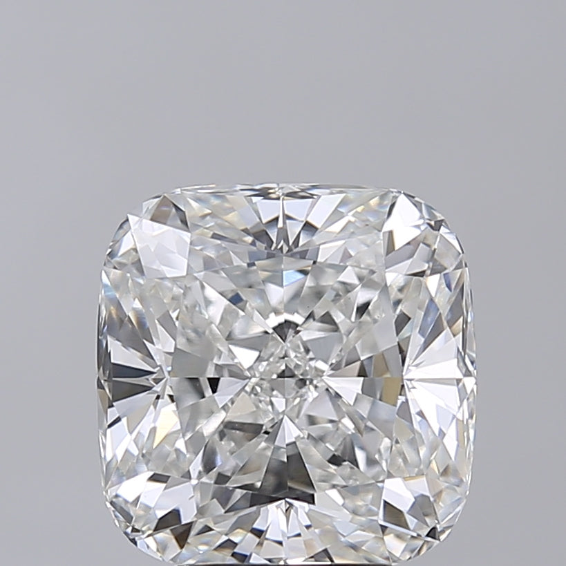 5.02 Carat Cushion Shaped, Excellent Cut, F Color, VVS2 Clarity, IGI Certified Lab Grown Diamond