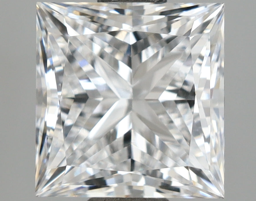 1.04 Carat Princess Shaped, Excellent Cut, D Color, VVS1 Clarity, IGI Certified Lab Grown Diamond