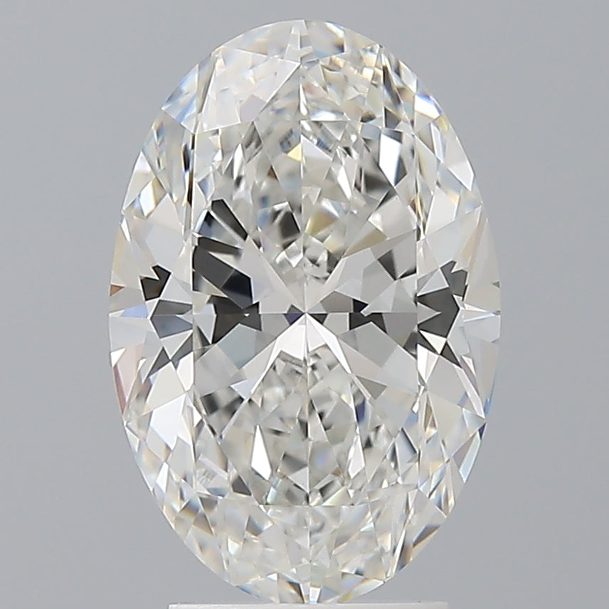 3.54 Carat Oval Shaped, Ideal Cut, E Color, VVS2 Clarity, IGI Certified Lab Grown Diamond